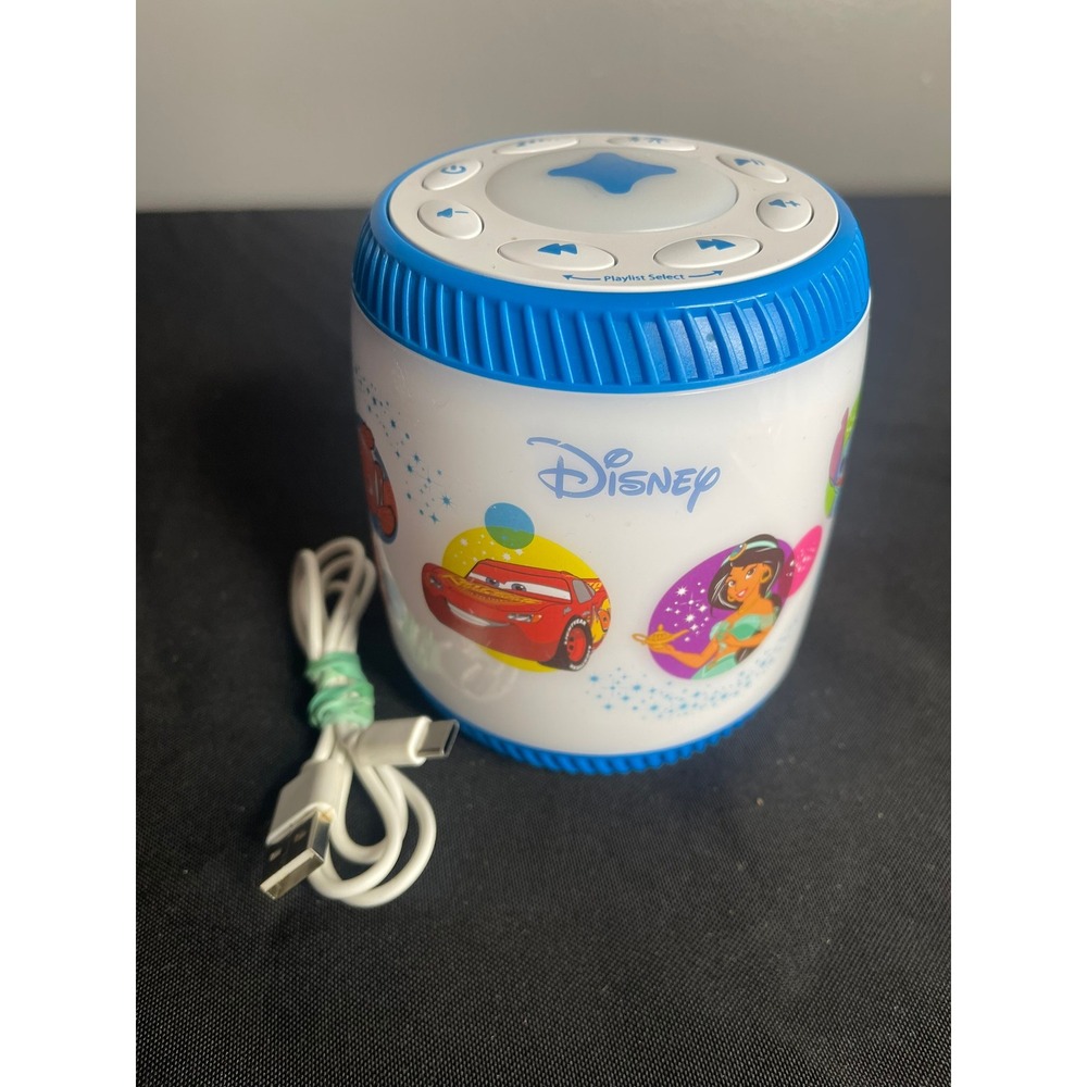 Disney eKids Bluetooth Speaker Night Light Di-465DG Lightning McQueen Jasmine